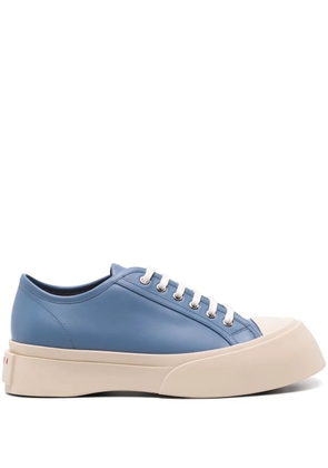 Marni Pablo lace-up leather sneakers - Blue