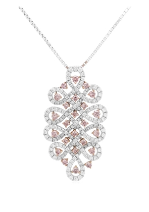 HYT Jewelry 18kt pink gold platinum necklace - Silver