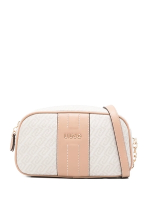 LIU JO pattern zip cross body bag - Neutrals