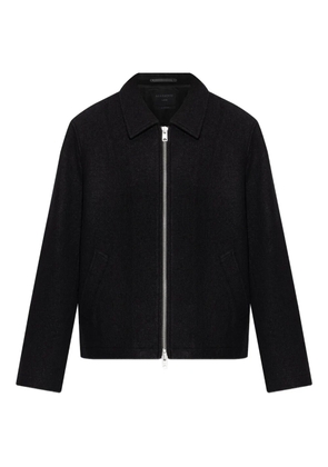 AllSaints zip-front wool jacket - Black