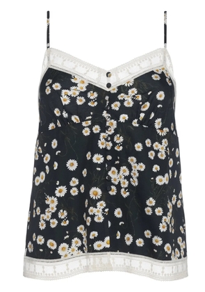ERES Toi floral-print pajama top - Black