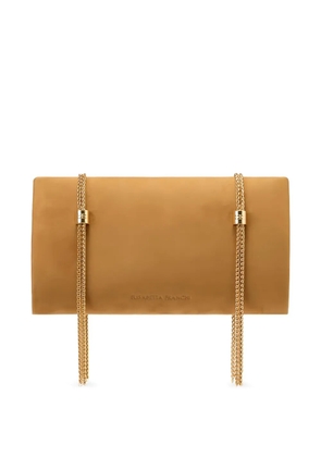 Elisabetta Franchi logo shoulder bag - Neutrals