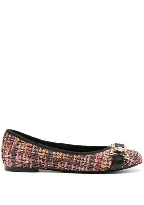 Roberto Festa Roberta bouclé flat ballerina shoes - Black