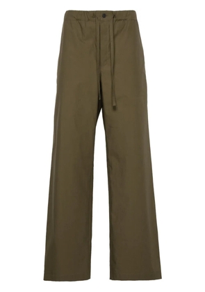 MODES GARMENTS poplin straight-leg trousers - Green