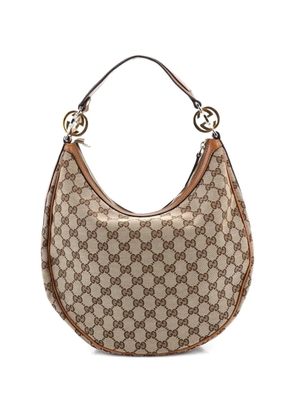 Gucci Pre-Owned Twins GG Canvas Medium hobo bag - Brown