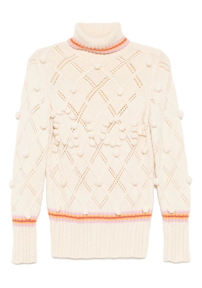 Christian Dior Pre-Owned 2004 pointelle jumper - Neutrals