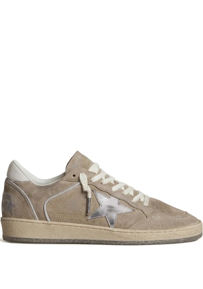 Golden Goose Ball Star LTD star-embellished suede sneakers - Neutrals