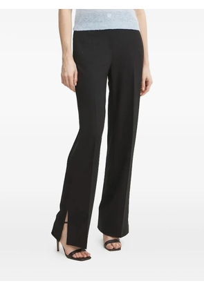 BOSS split-hem pants - Black