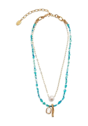 Lizzie Fortunato pearl-detailing necklace - Gold