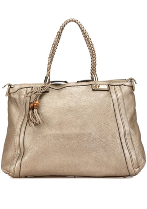 Gucci Pre-Owned 2000-2015 Calfskin Bella satchel - Gold