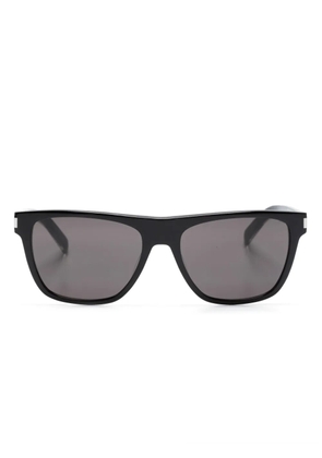 Saint Laurent Eyewear logo-engraved square-frame sunglasses - Black