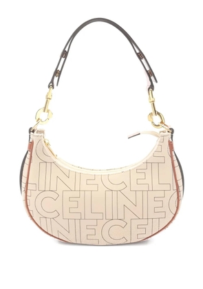 Celine Pre-Owned 2010s Ava logo-pattern shoulder bag - Neutrals