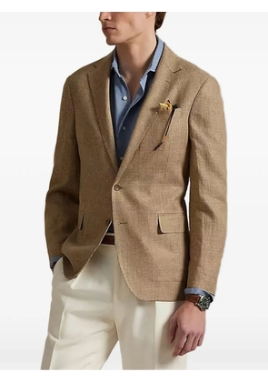 Polo Ralph Lauren checked blazer - Brown