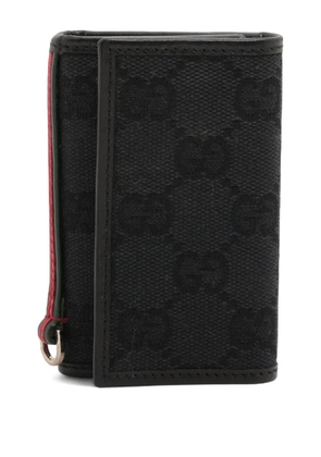 Gucci Pre-Owned 2000s GG supreme Canvas keycase - Black