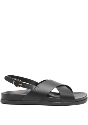 Ancient Greek Sandals Ikesia criss-cross-strap sandals - Black