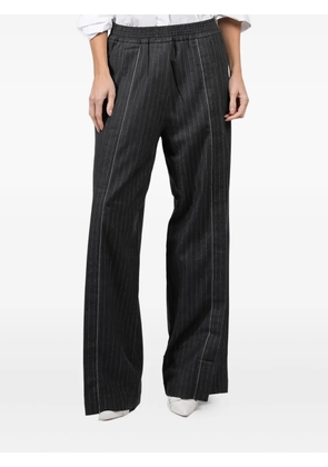 Isabel Benenato pinstriped trousers - Grey