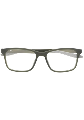 Nike matte-finish square-frame glasses - Green