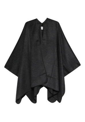 TOTEME flannel piped cape - Grey