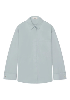 AERON Francis chest-pocket shirt - Blue