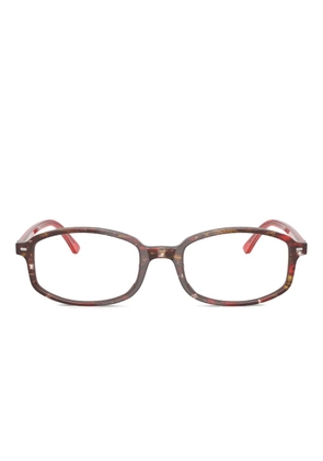 Ray-Ban rectangle-frame glasses - Brown