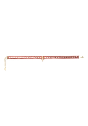 Vivienne Westwood aleksa pearl choker necklaces - Pink