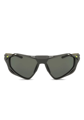 Nike geometric-frame sunglasses - Green