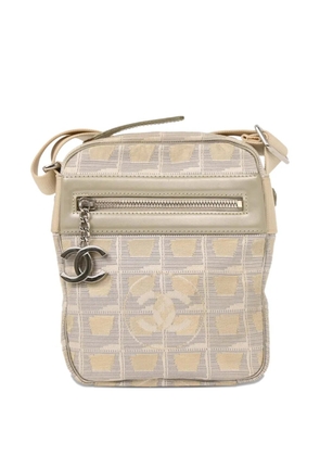 CHANEL Pre-Owned 2006 jacquard shoulder bag - Neutrals