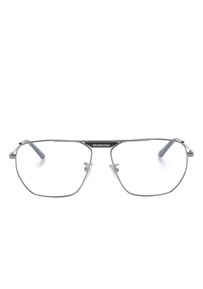 Balenciaga Eyewear Tag 2.0 pilot-frame glasses - Black