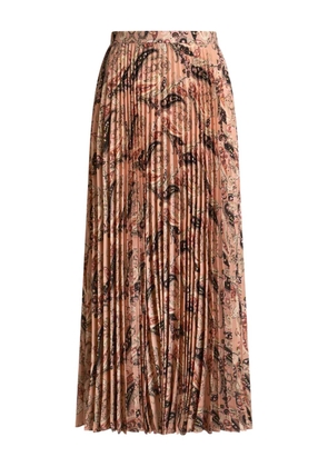 ETRO paisley-print maxi skirt - Pink