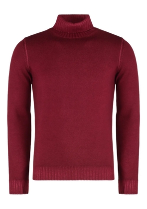 Moorer Todi roll-neck knitted sweater - Red