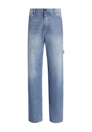 Dolce & Gabbana logo-plaque jeans - Blue