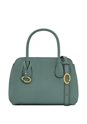 Oscar de la Renta mini Ivy leather tote bag - Green