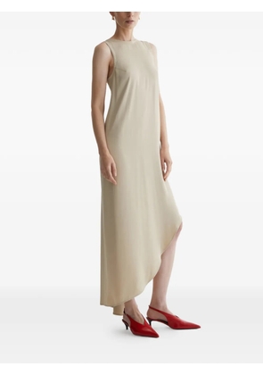 AERON Glaze V-neck asymmetric dress - Neutrals