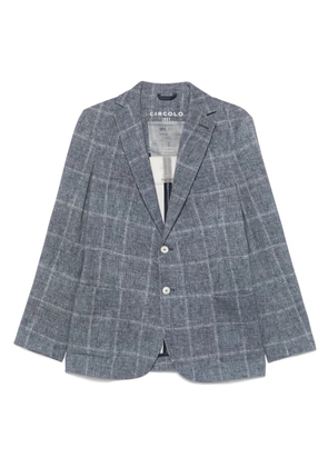 Circolo 1901 checked blazer - Blue