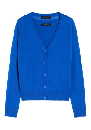 Weekend Max Mara v-neck cardigan - Blue