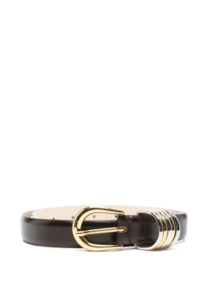 Déhanche Hollyhock buckle belt - Brown