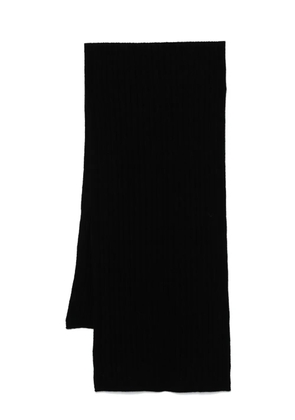 Lady Anne cable-knit scarf - Black