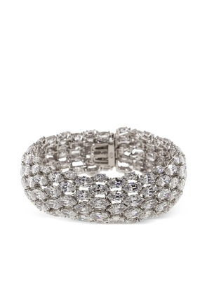 Fantasia by Deserio baguette-cut marquise bracelet - Silver
