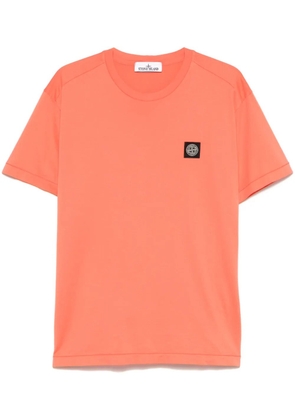Stone Island cotton jersey T-Shirt - Orange