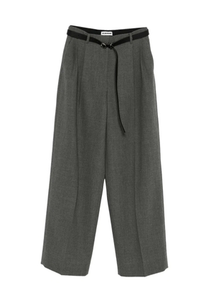 Jil Sander belted pants - Grey