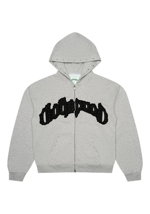 GODSPEED Symmetric Studded hoodie - Grey