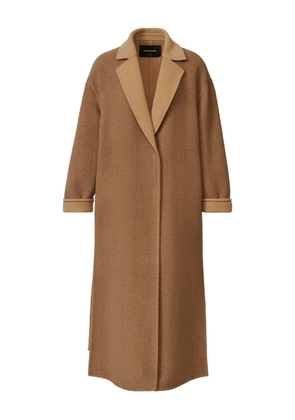 Fabiana Filippi herringbone-pattern coat - Brown