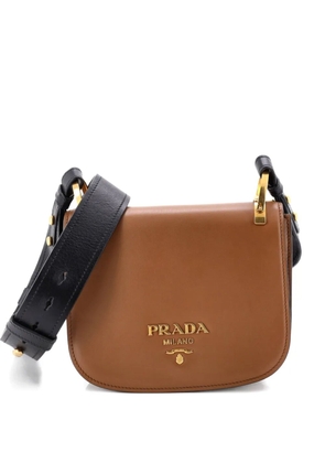 Prada Pre-Owned Pionniere Saddle City Calfskin Small crossbody bag - Brown