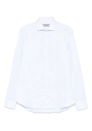 Canali cutaway-collar shirt - Blue