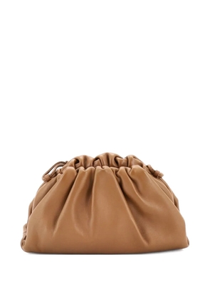 Bottega Veneta Pre-Owned The Pouch Leather Mini crossbody bag - Brown