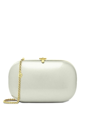 Jeffrey Levinson x HDRF Elina Plus oval clasp clutch - Silver