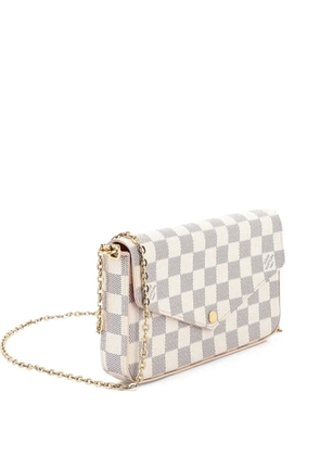 Louis Vuitton Pre-Owned Felicie Pochette Damier crossbody bag - White