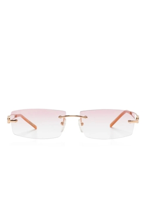 Givenchy Pre-Owned rimless sunglasses - Gold