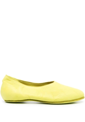 Guidi slip-on leather loafers - Green