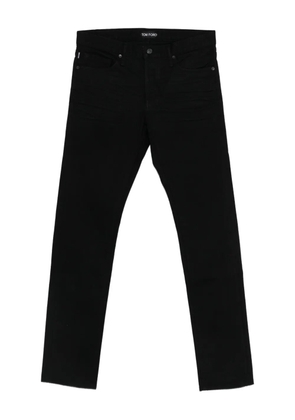 TOM FORD logo-patch jeans - Black
